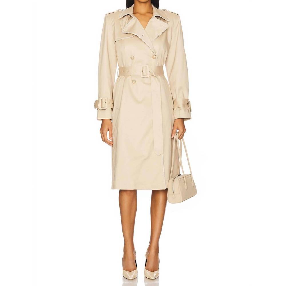 Generation Love Beige Trench Coat